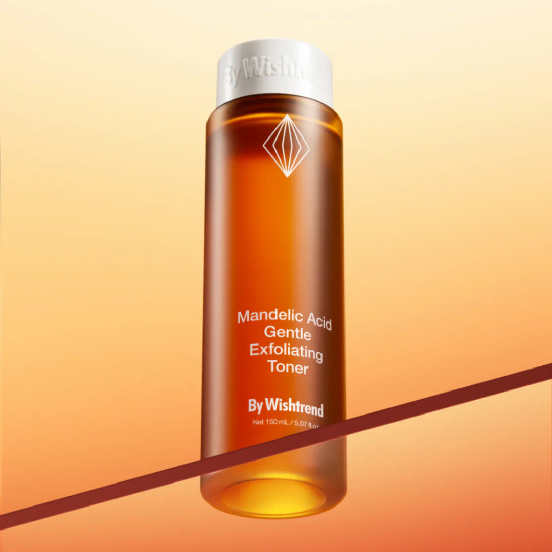 BY WISHTREND Mandelic Acid 5% Gentle Exfoliating Toner šveičiamasis veido vanduo
