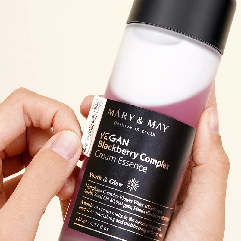 Mary&amp;May Vegan Blackberry Complex Cream Essence veido esencija