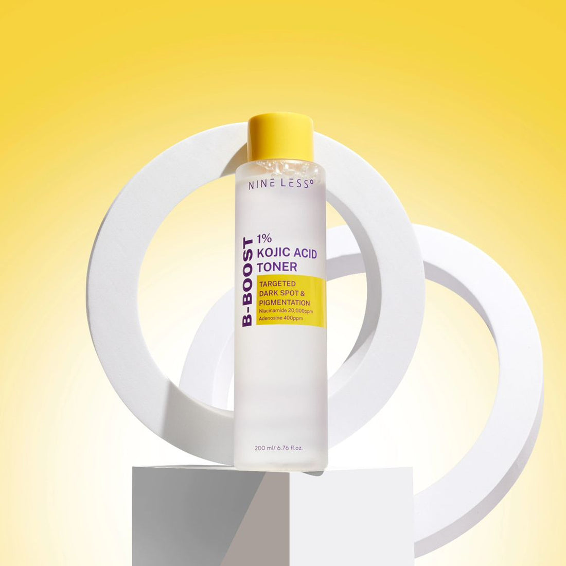 NINE LESS B-Boost 1% Kojic Acid Toner veido toneris