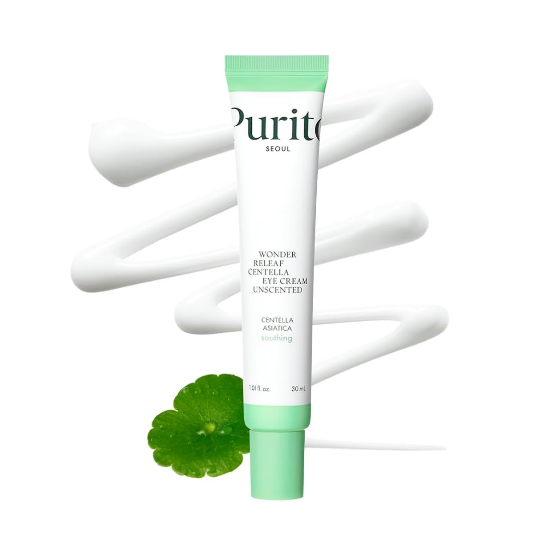 PURITO Wonder Releaf Centella Eye Cream Unscented paakių kremas