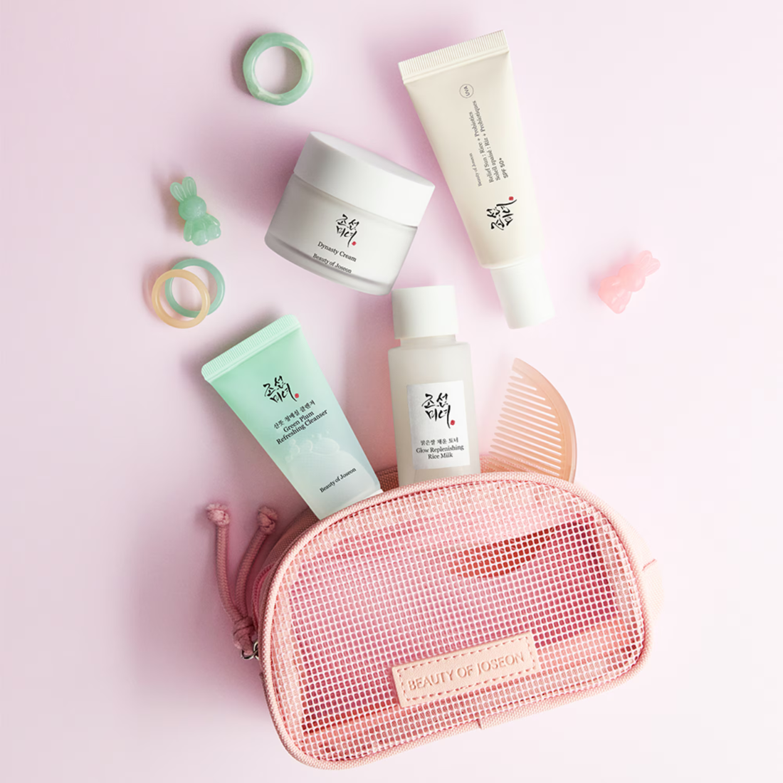 BEAUTY OF JOSEON Glow Skin Essential Kit kelioninio dydžio rinkinys