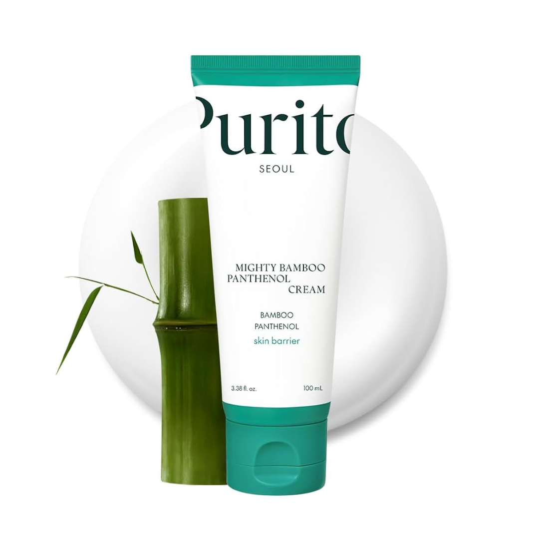 Purito SEOUL Mighty Bamboo Panthenol Cream regeneruojantis kremas su pantenoliu