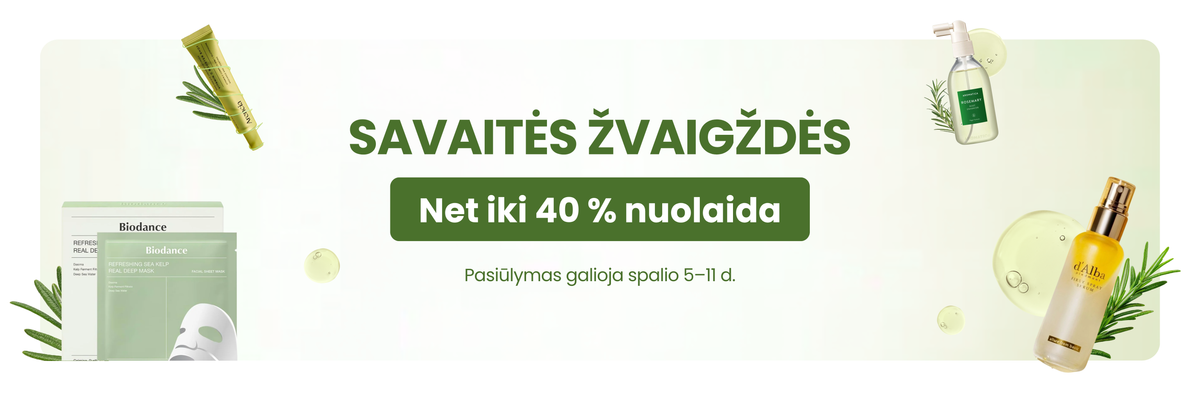 Savaitės žvaigždės – net iki 40 % nuolaida