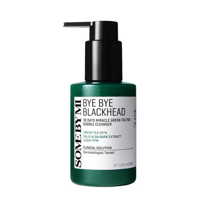 SOME BY MI Bye Bye Blackhead Miracle Green Tea Tox Bubble prausiklis nuo inkštirų