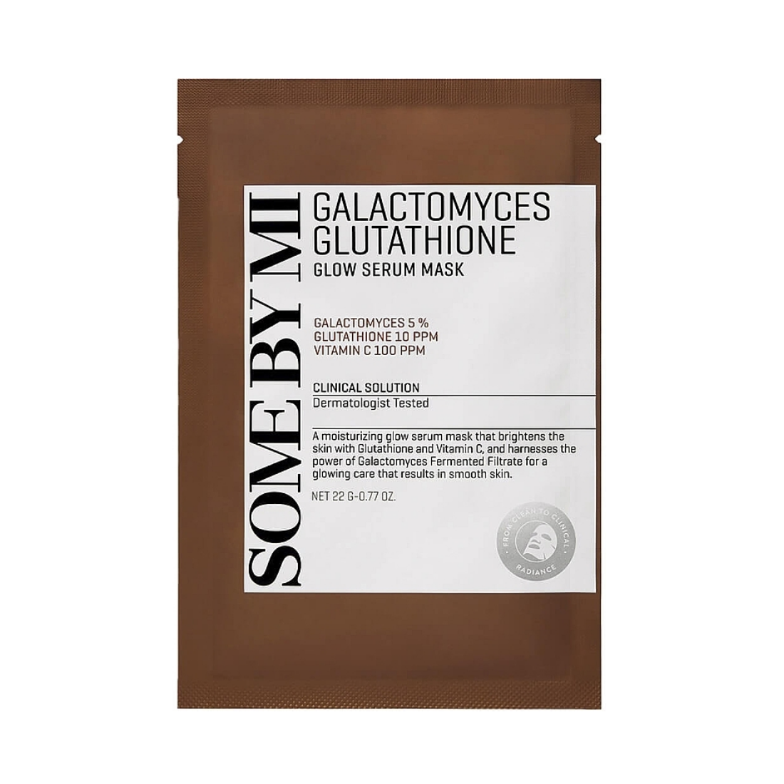 SOME BY MI Galactomyces Glutathione Glow Serum Sheetmask veido kaukė