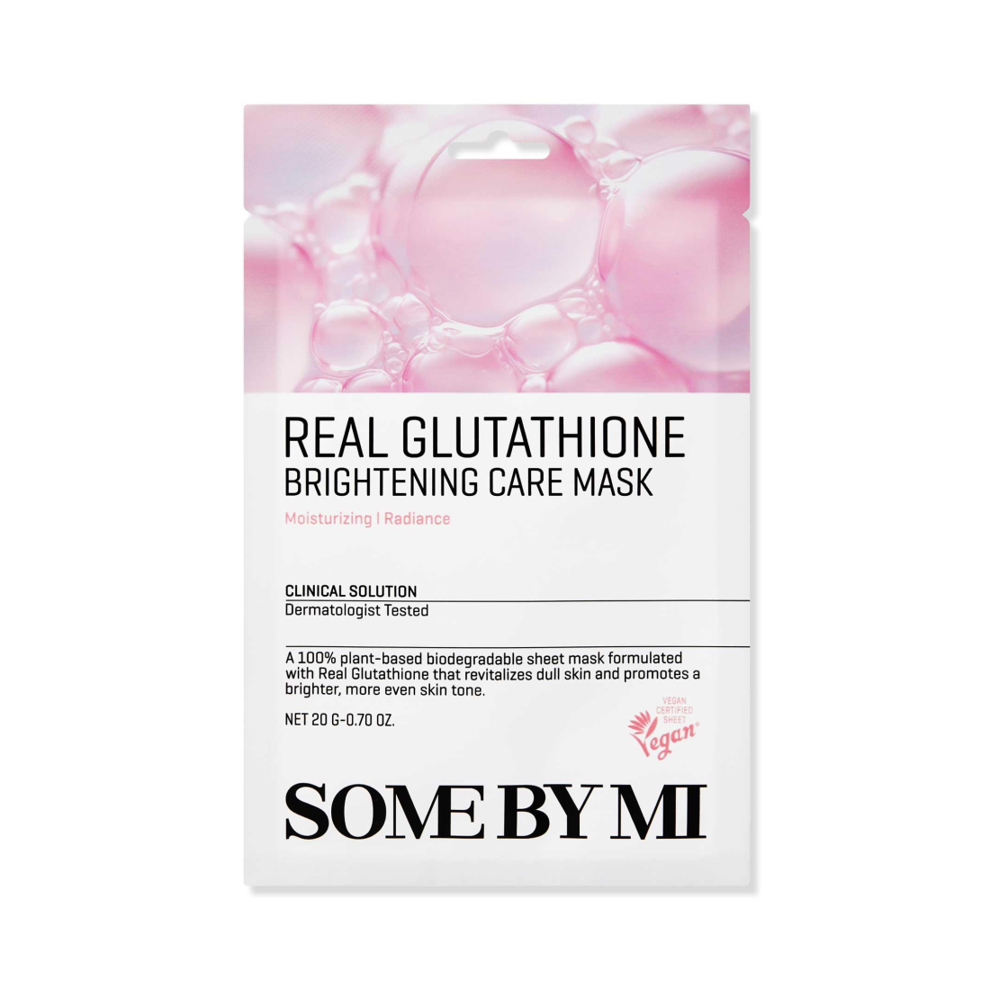 SOME BY MI Real Glutathione Brightening Care Mask lakštinė kaukė