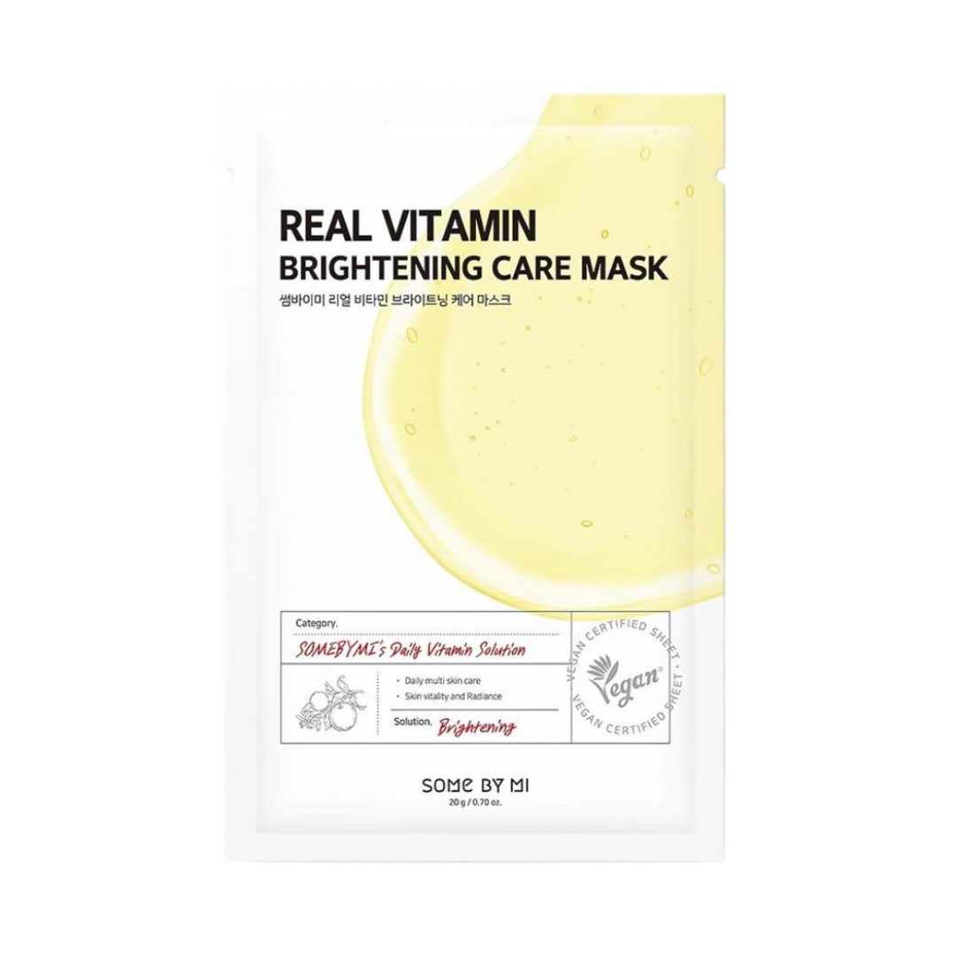 SOME BY MI Real Vitamin Brightening Care Mask lakštinė veido kaukė