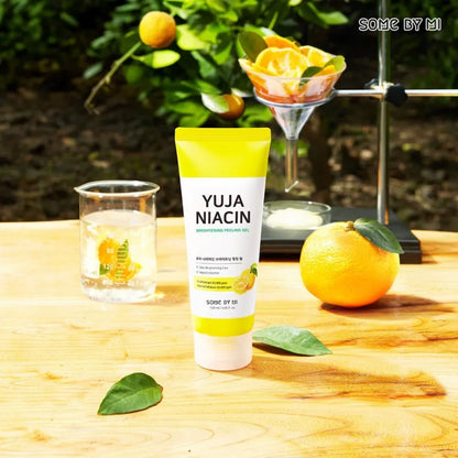 SOME BY MI Yuja Niacin Brightening Peeling Gel odą šveičiantis gelis