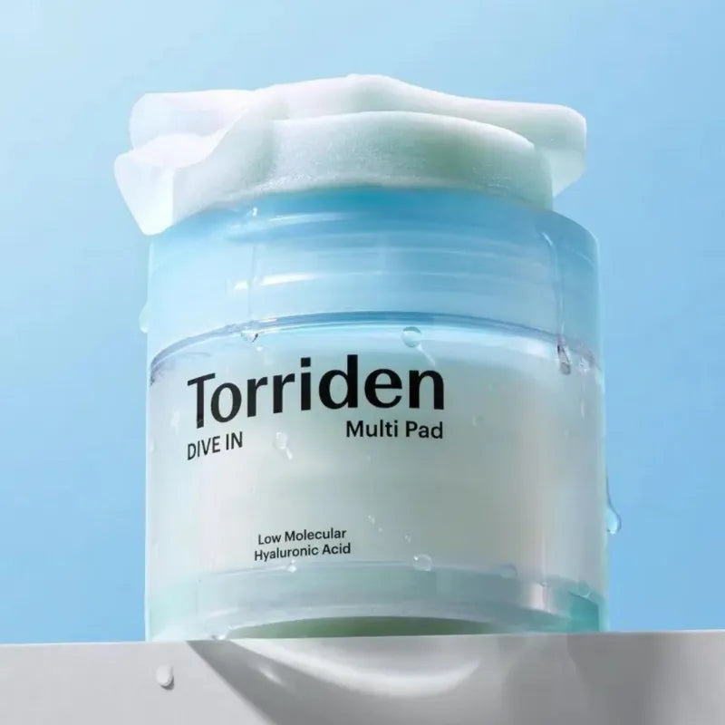 Torriden DIVE-IN Low Molecule Hyaluronic Acid Multi Pad padeliai