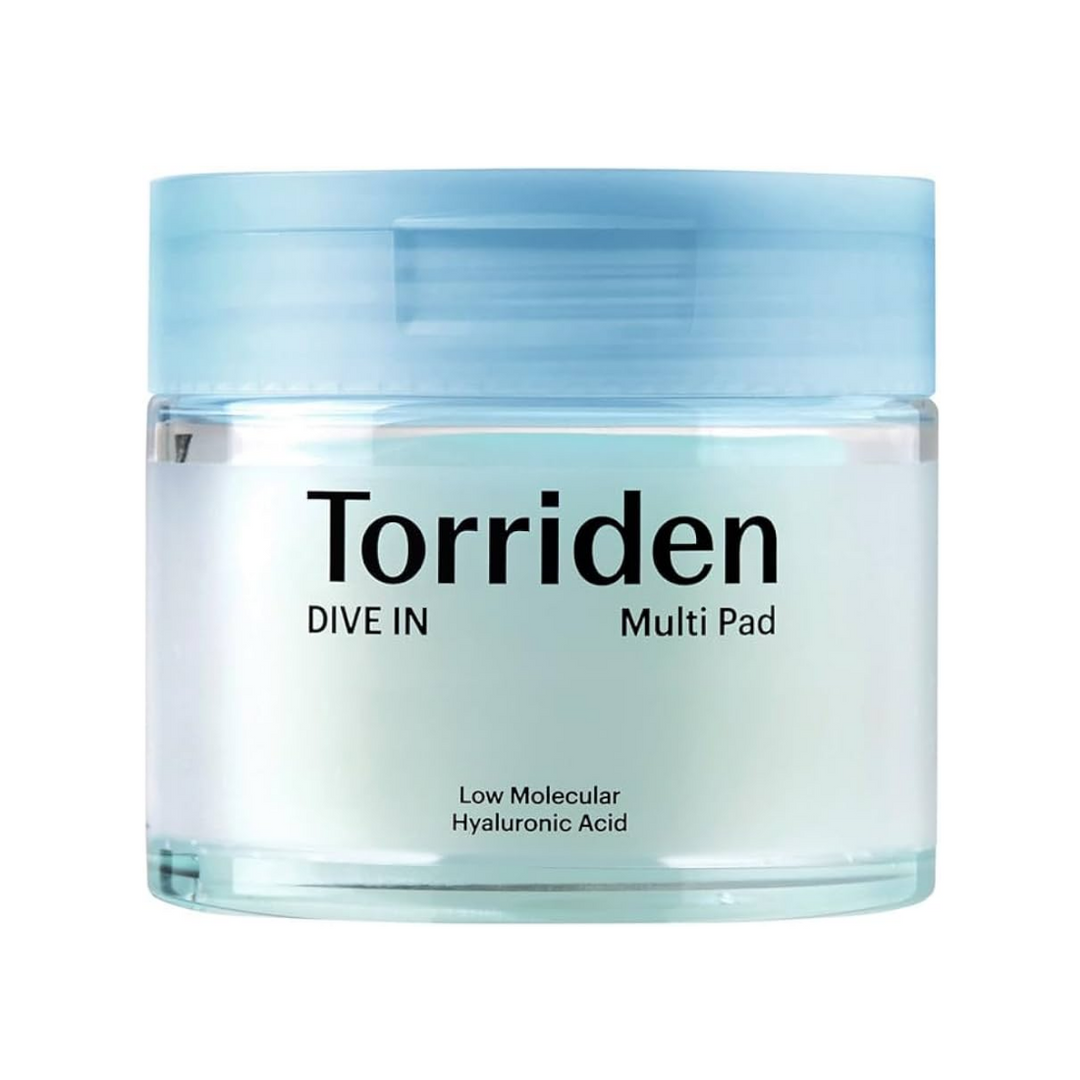 Torriden DIVE-IN Low Molecule Hyaluronic Acid Multi Pad padeliai