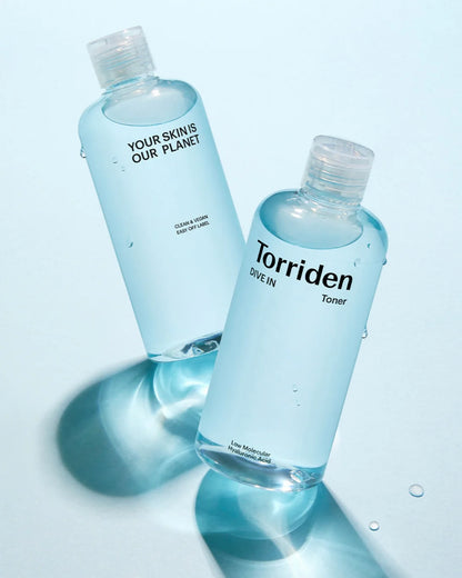 Torriden Dive-In Low Molecule Hyaluronic Acid Toner veido toneris