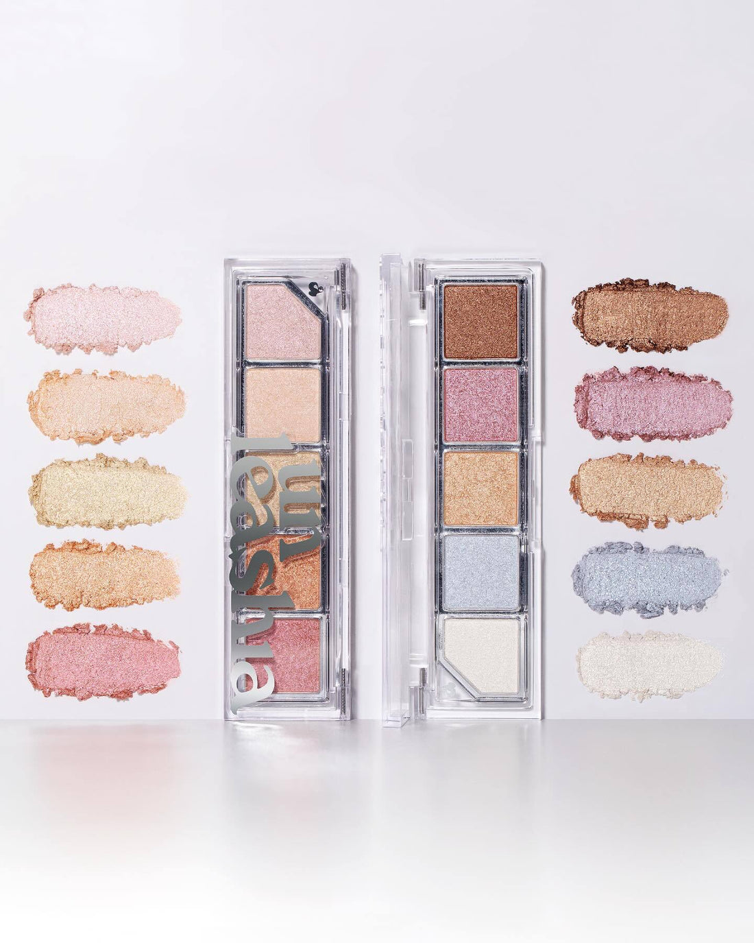 UNLEASHIA Mood Shower Face Palette Highlighter Version švytėjimo suteikianti paletė