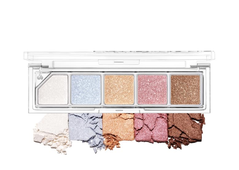 UNLEASHIA Mood Shower Face Palette Highlighter Version švytėjimo suteikianti paletė