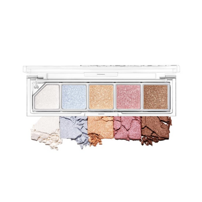 UNLEASHIA Mood Shower Face Palette Highlighter Version švytėjimo suteikianti paletė 101