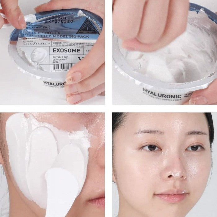 VT Cosmetics Reedle Shot EX Hyaluronic Modeling Pack alginatinė veido kaukė