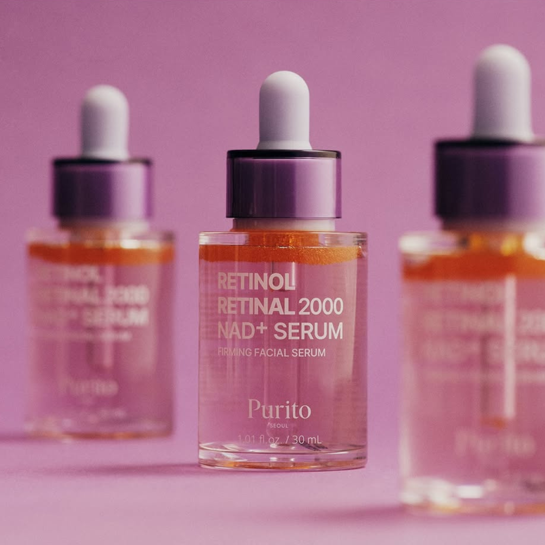 PURITO SEOUL Retinol Retinal 2000 NAD+ Serum veido serumas