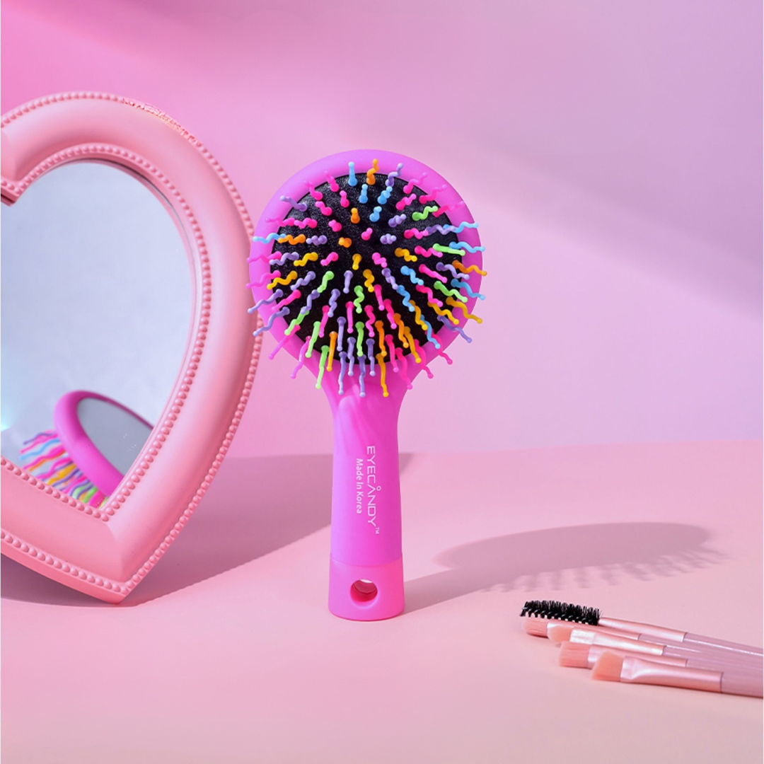 EYECANDY Rainbow Volume S Brush Medium plaukų šepetys