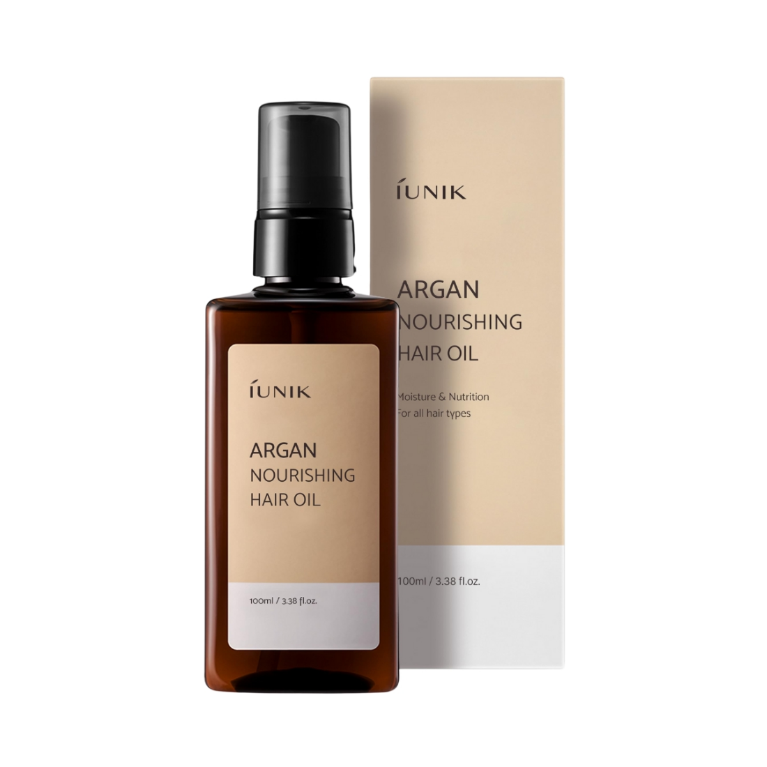 iUNIK Argan Nourishing Hair Oil plaukų aliejus