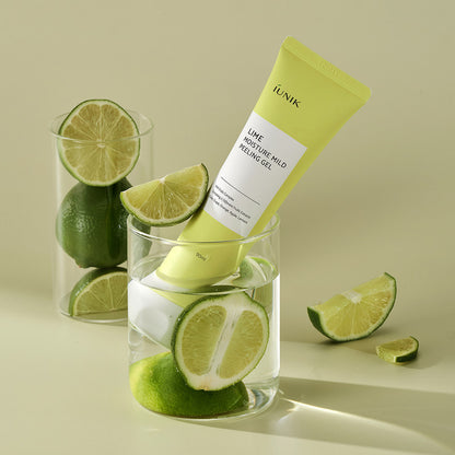 iUNIK Lime Moisture Mild Peeling Gel veido pilingas