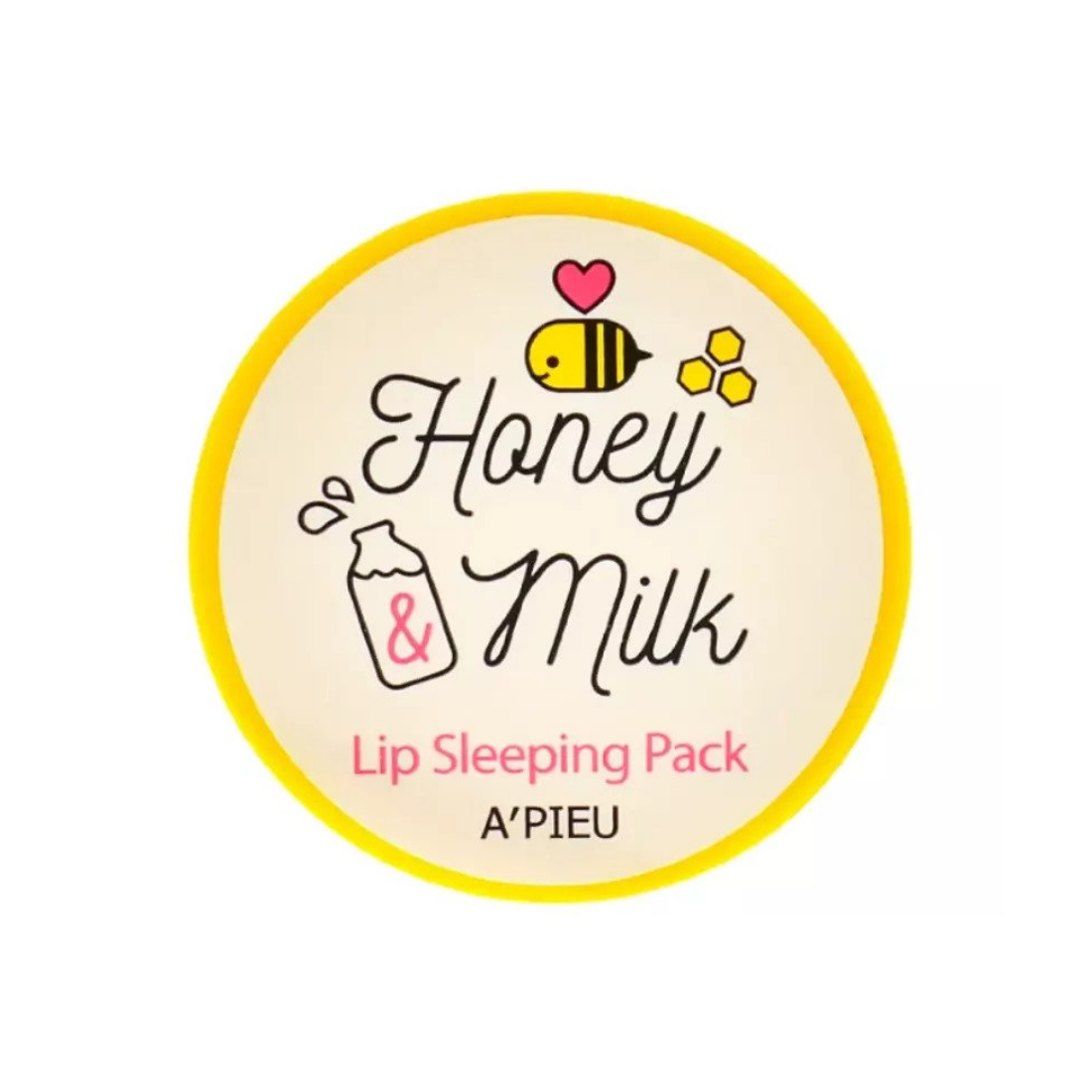 APIEU Honey &amp; Milk Lip Sleeping Pack naktinė lūpų kaukė