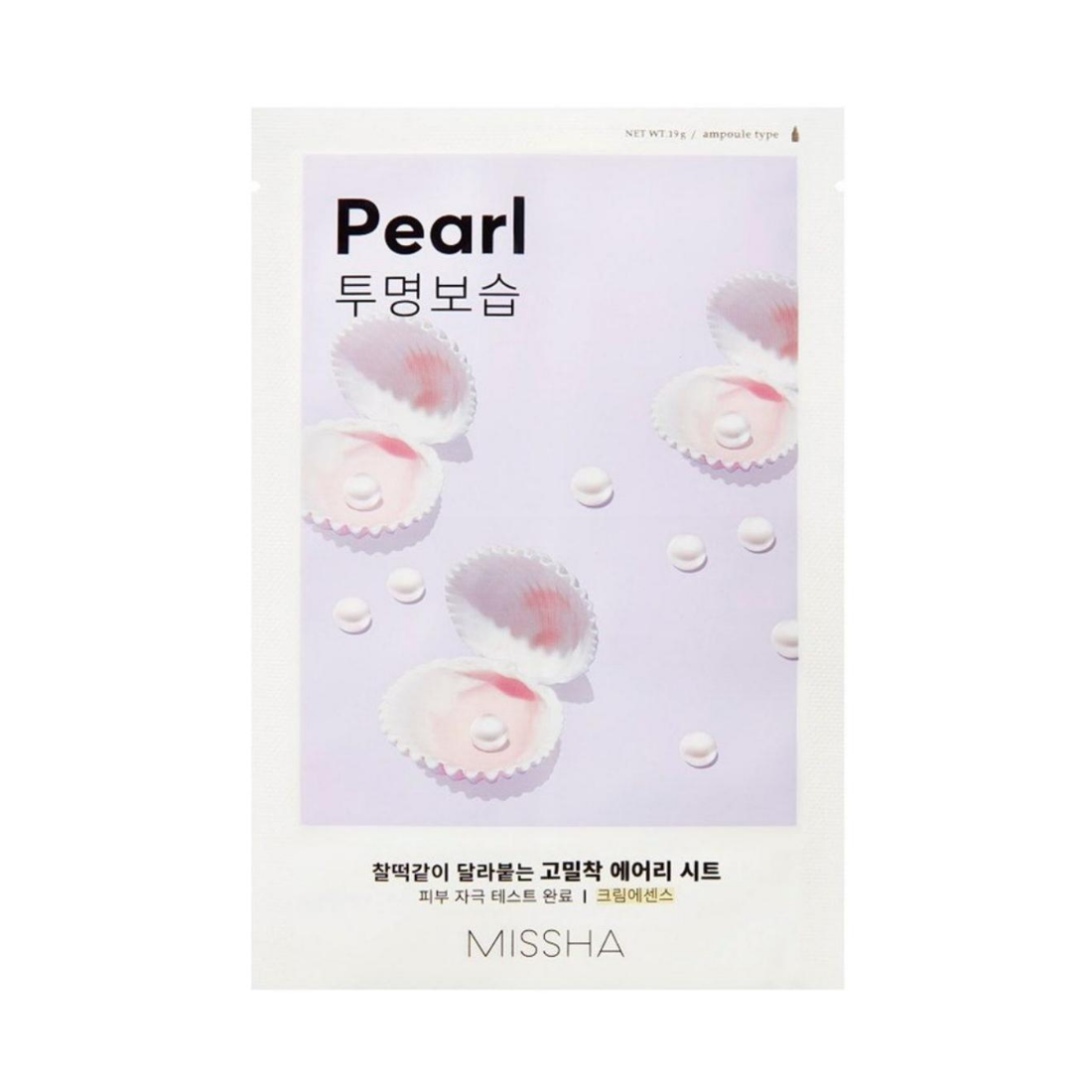 MISSHA Airy Fit Sheet Mask Pearl lakštinė veido kaukė