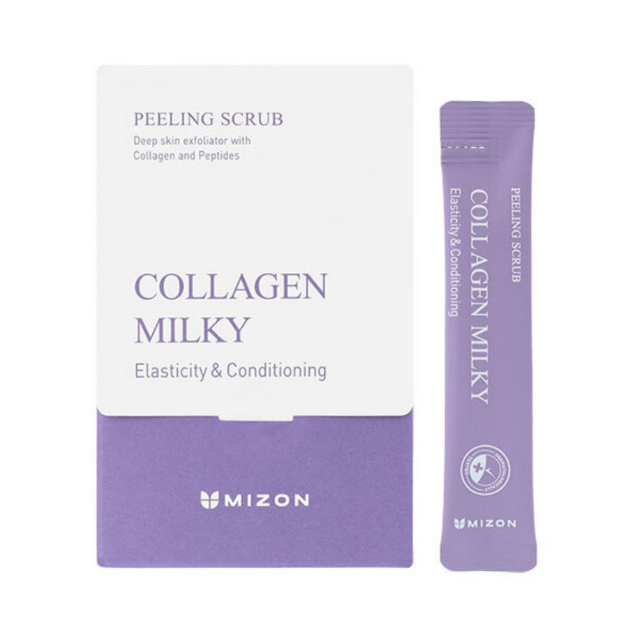 MIZON Collagen Milky Peeling Scrub veido šveitiklis su kolagenu