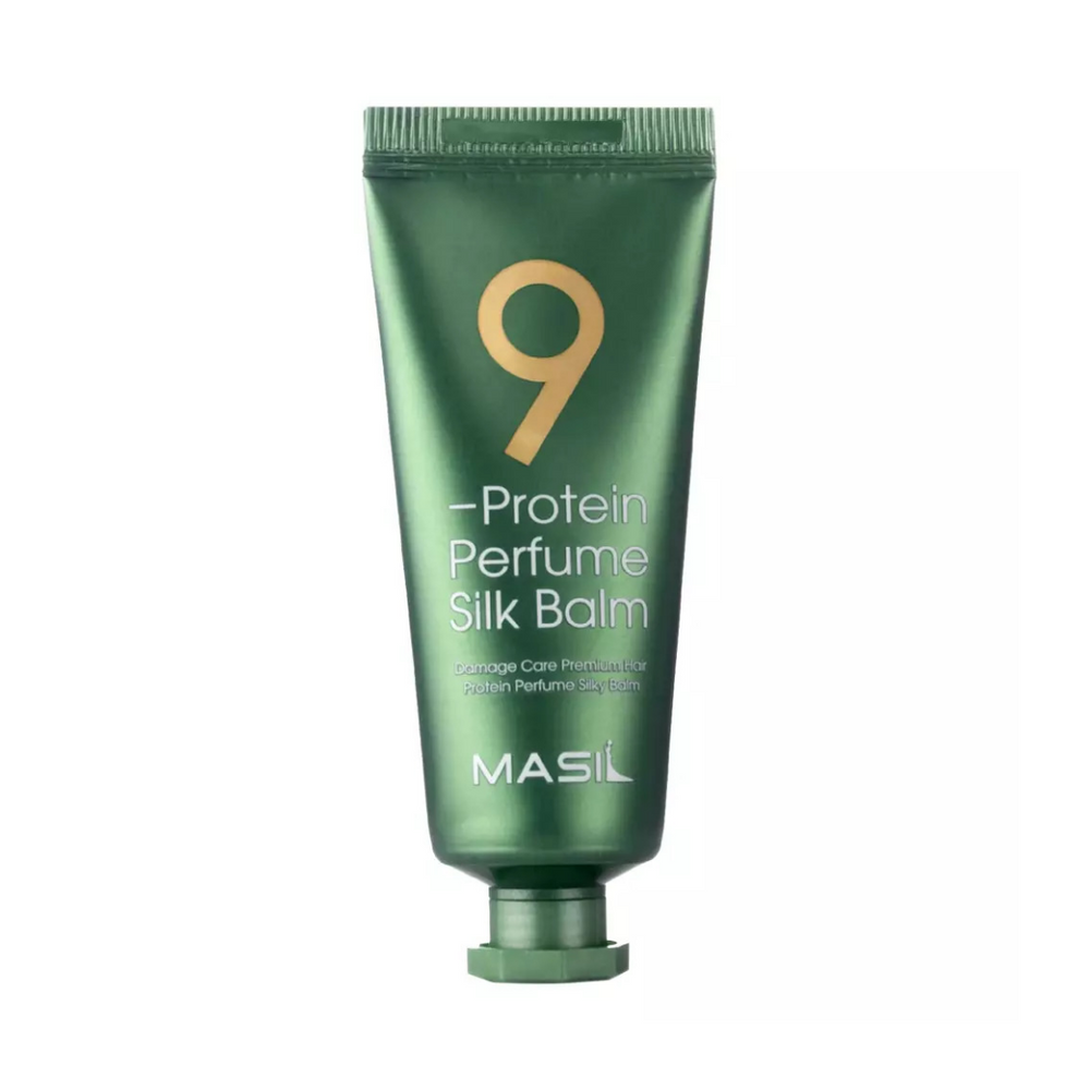 Masil 9 Protein Perfume Silk Balm nenuplaunama plaukų priežiūros priemonė