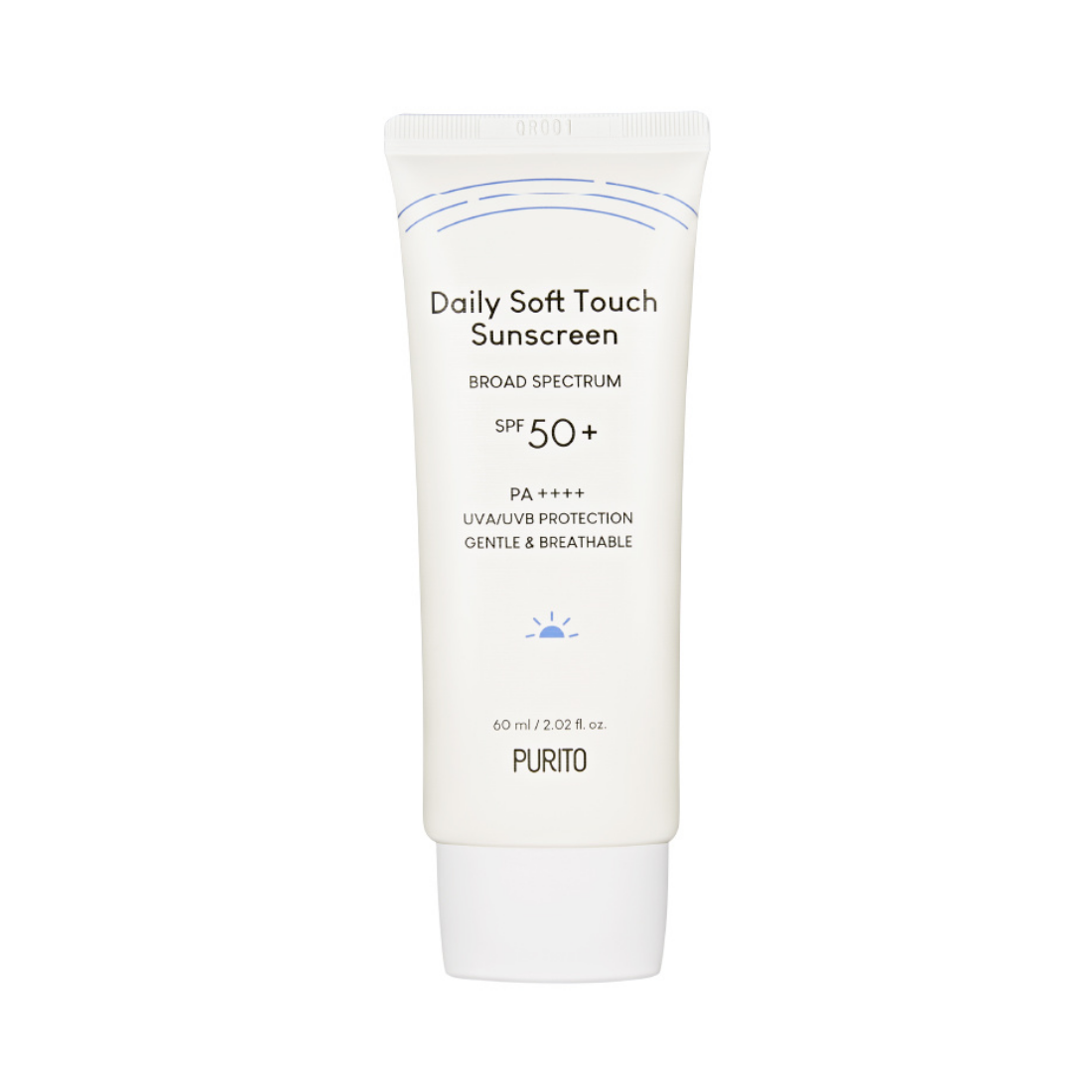 PURITO Daily Soft Touch Sunscreen SPF 50+ apsauginis kremas nuo saulės