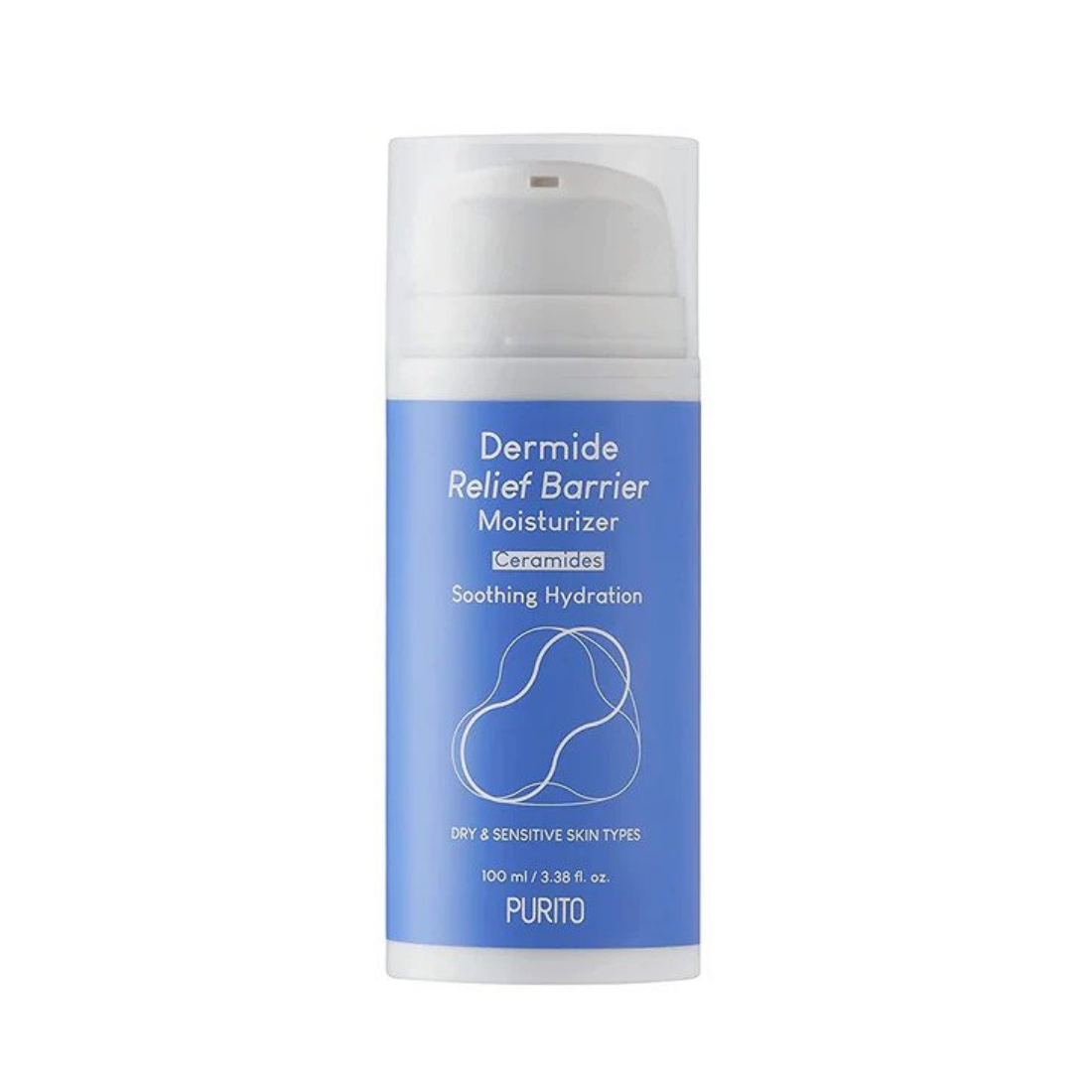 PURITO Dermide Relief Barrier Moisturizer veido kremas su keramidais