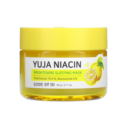 SOMEBYMI Yuja Niacin Miracle Brightening Sleeping Mask naktinė veido kaukė