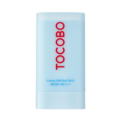 Tocobo Cotton Soft Sun Stick SPF50+ pieštukinė apsauga nuo saulės