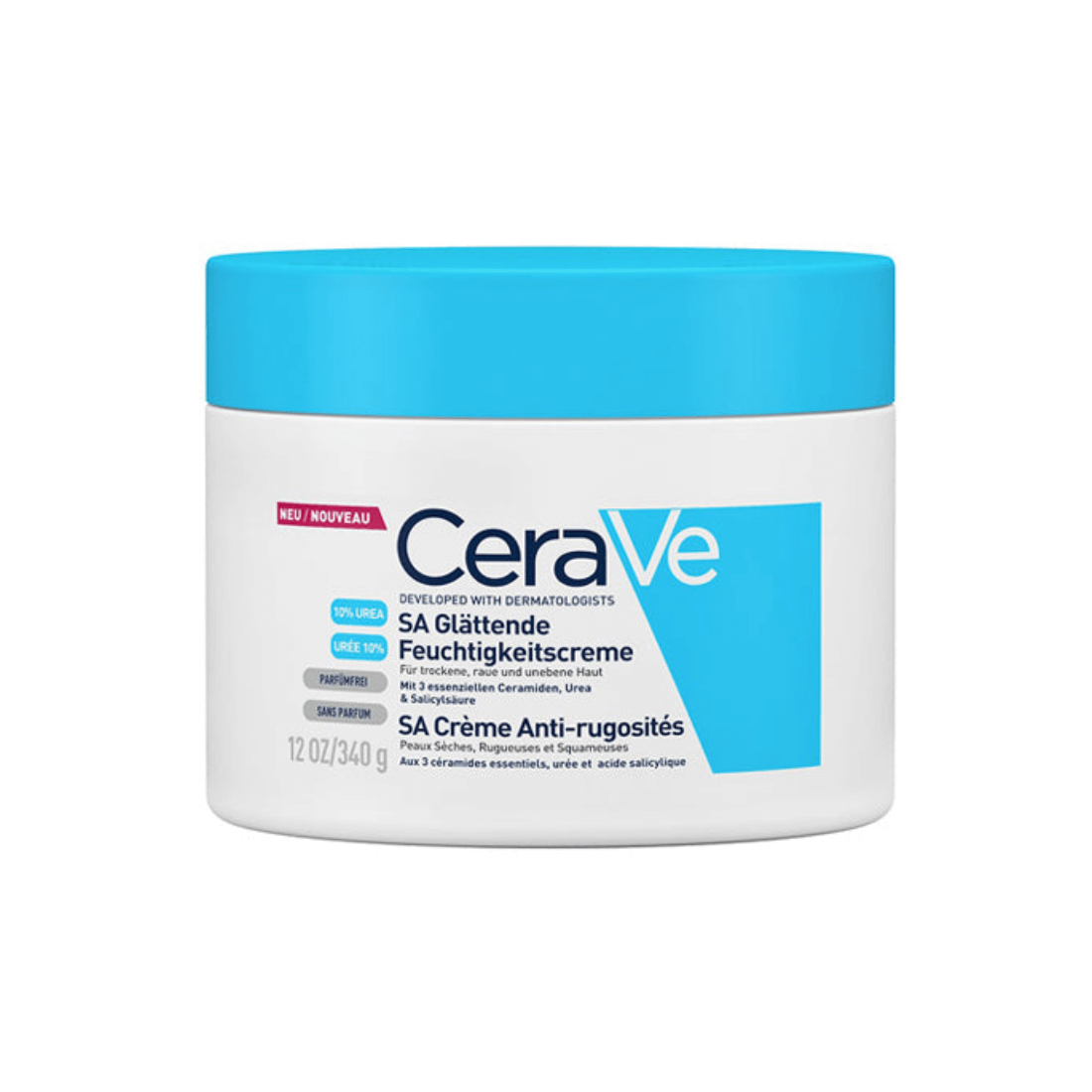 CeraVe SA Smoothing Cream kremas problematiškai odai 340g