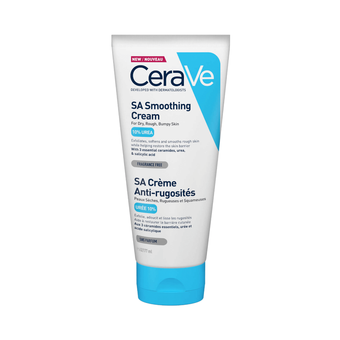 CeraVe SA Smoothing Cream kremas problematiškai odai 177ml